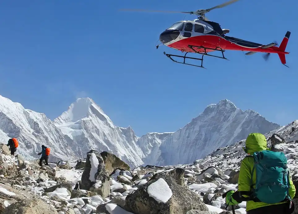 Everest Base Camp trek with Helicopter Return