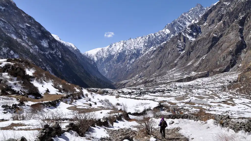 Langtang Valley Trek During Winter