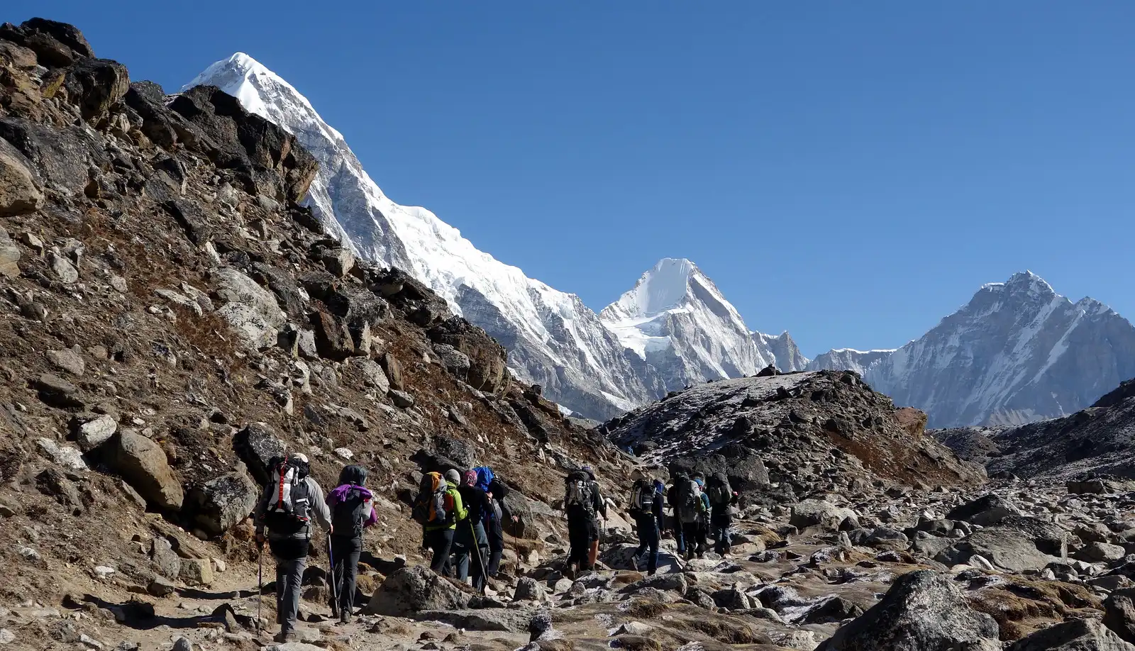 Lobuche to Base Camp-Everest Base Camp Trek Distance